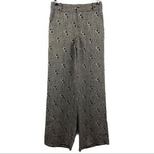 NWT Rachel Roy Aponi Relaxed Fit Wool Wide Legs Boyfriend Trouser Pants Size  2